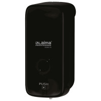 Дозатор для жидкого мыла LAIMA PROFESSIONAL PREMIUM BLACK, НАЛИВНОЙ, 0,5 л, черный, ABS-пластик, 609518