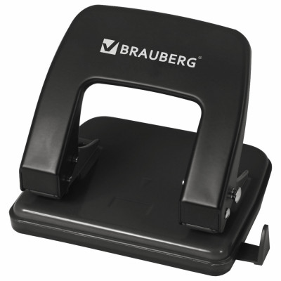 Изображение: Дырокол металлический BRAUBERG "Classic", до 25 л., черный, 229697