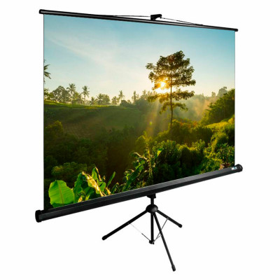 Изображение: Экран Cactus TriExpert CS-PSTE-200x200-BK, 200x200 см, 1:1, напольный, черный
