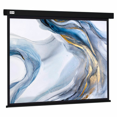 Изображение: Экран Cactus Wallscreen CS-PSW-180X180-BK, 180x180 см, 1:1, настенно-потолочный, черный, PSW-180x180-BK