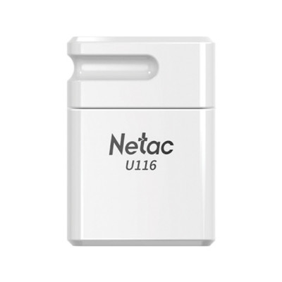 Изображение: Флеш-диск 16 GB NETAC U116, USB 2.0, белый, NT03U116N-016G-20WH