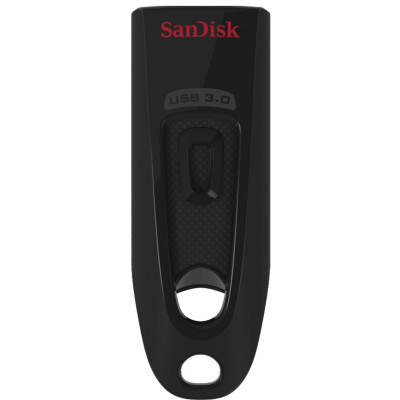 Изображение: Флеш-диск 128 GB, SANDISK Cruzer Ultra, USB 3.0, черный, SDCZ48-128G-U46
