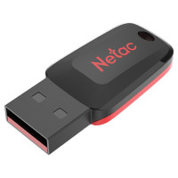 Флеш-диск 16 GB NETAC U197, USB 2.0, черный, NT03U197N-016G-20BK