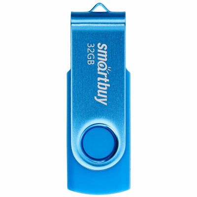 Изображение: Флеш-диск 32 GB SMARTBUY Twist USB 2.0, синий, SB032GB2TWB