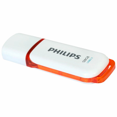 Изображение: Флеш-диск 128 GB PHILIPS SNOW, разъем USB 3.0, желтый, FM12FD75B/97