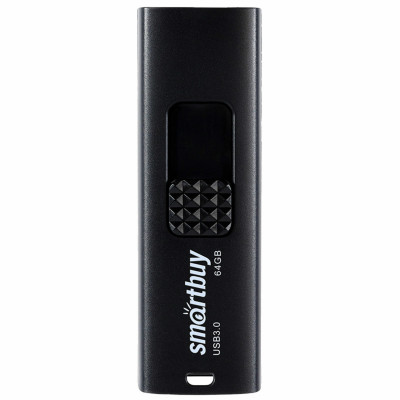 Изображение: Флеш-диск 64 GB SMARTBUY Fashion USB 3.0, черный, SB064GB3FSK