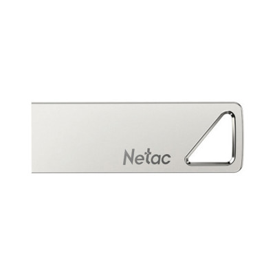 Изображение: Флеш-диск 64 GB NETAC U326, USB 2.0, металлический корпус, серебристый, NT03U326N-064G-20PN