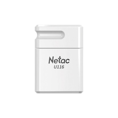 Изображение: Флеш-диск 64 GB NETAC U116, USB 2.0, белый, NT03U116N-064G-20WH