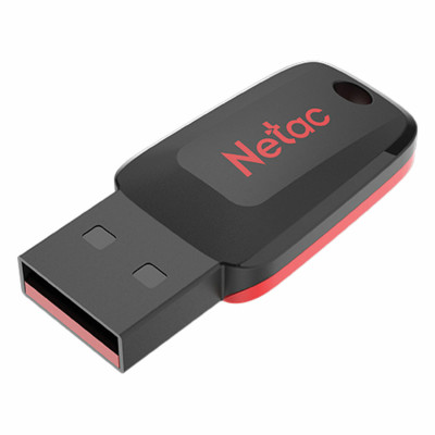 Флеш-диск 8 GB NETAC U197, USB 2.0, черный, NT03U197N-008G-20BK