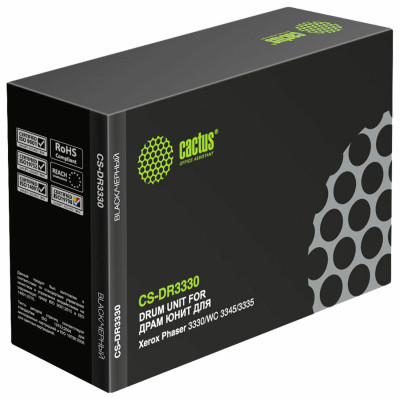 Изображение: Фотобарабан CACTUS (CS-DR3330) для Xerox Phaser 3330/WC 3345/3335, ресурс 30000 стр.
