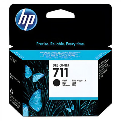 Изображение: Картридж струйный для плоттера HP (CZ133A) DesignJet T120/T520, №711, черный, оригинальный, увеличенной емкости
