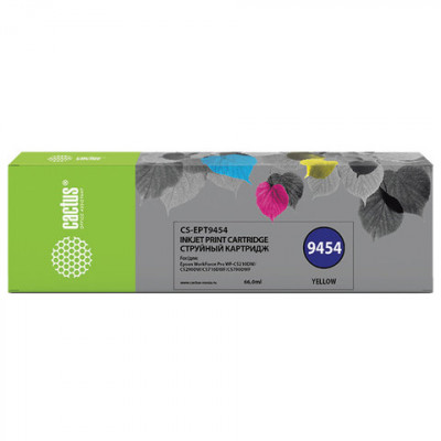 Изображение: Картридж струйный CACTUS (CS-EPT9454) для Epson WF-C5290DW/WF-C5790DW, желтый