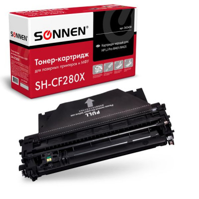 Картридж лазерный SONNEN (SH-CF280X) для HP LaserJet Pro M401/M425, ВЫСШЕЕ КАЧЕСТВО, ресурс 6500 стр., 362438 Картридж лазерный SONNEN (SH-CF280X) для HP LaserJet Pro M401/M425, ВЫСШЕЕ КАЧЕСТВО, ресурс 6500 стр., 362438