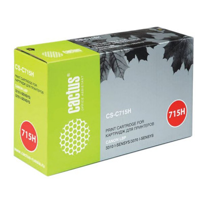 Картридж лазерный CACTUS (CS-C715H) для CANON i-SENSYS 3310/3370, ресурс 7000 стр. Картридж лазерный CACTUS (CS-C715H) для CANON i-SENSYS 3310/3370, ресурс 7000 стр.