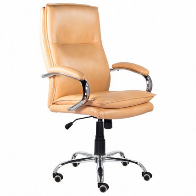 Изображение: Кресло офисное BRABIX PREMIUM "Cuba EX-542", экокожа, бежевое, 532551
