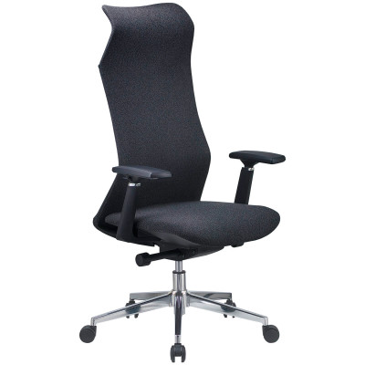 Кресло офисное CHAIRMAN CH583 SL, хром, 3D подлокотники, синхромеханизм, ткань, чёрный Кресло офисное CHAIRMAN CH583 SL, хром, 3D подлокотники, синхромеханизм, ткань, чёрный