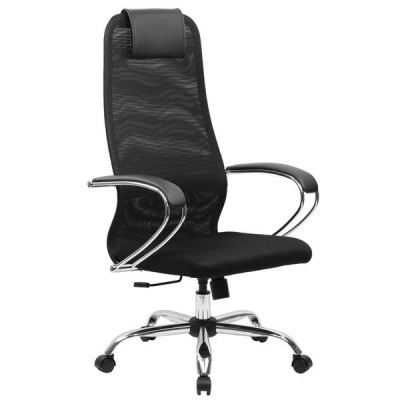 Изображение: Кресло BRABIX PREMIUM "Ultimate EX-800" хром, плотная двойная сетка Х2, черное, 532911