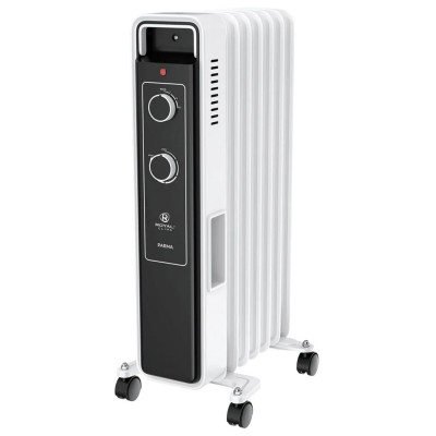 Изображение: Обогреватель масляный ROYAL CLIMA ROR-PR7-1500M, 1500 Вт, 7 секций, белый