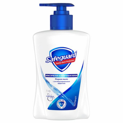 Изображение: Мыло жидкое антибактериальное 225 мл, SAFEGUARD (Сейфгард) "Классическое", дозатор, 706543