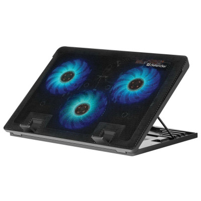 Изображение: Подставка для ноутбука DEFENDER NS-501, 15,6-17", 2 USB, 3 вентилятора, 29501