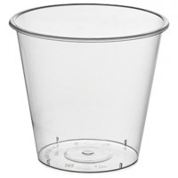 Стакан одноразовый 300 мл, пластиковый прозрачный, Bubble Cup, СВЕРХПЛОТНЫЙ, ВЗЛП, 1023ГП