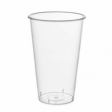 Стакан одноразовый пластиковый, прозрачный, сверхплотный, 500 мл, "Bubble Cup", ВЗЛП, 1021ГП