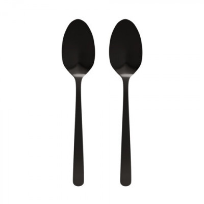 Ложки чайные BLACK, НАБОР 2 шт, на подвесе, нержавеющая сталь, черные, WEGLA (ВЕГЛА), 702274 Ложки чайные BLACK, НАБОР 2 шт, на подвесе, нержавеющая сталь, черные, WEGLA (ВЕГЛА), 702274
