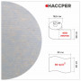 Протирочный нетканый материал HACCPER W 80 "Extra Strong Blue", 400 листов, 32х30 см, 56 г/м2, 930800