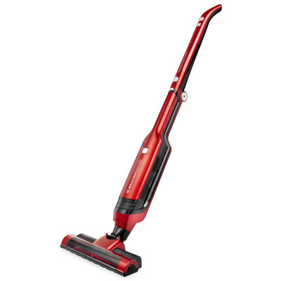 Изображение: Пылесос вертикальный беспроводной BRAYER BR4264, потребляемая мощность 200 Вт, контейнер 0,5 л, красный