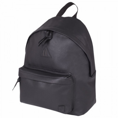 Изображение: Рюкзак BRAUBERG CELEBRITY универсальный, экокожа, черный, 41х32х14 см, 226423