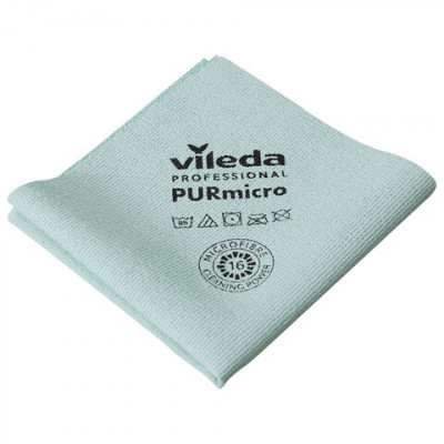 Салфетки VILEDA PROFESSIONAL "ПУРмикро Актив" КОМПЛЕКТ 5 шт., супервпитывание, микроволокно, зеленый, 38х35 см, 174070 Салфетки VILEDA PROFESSIONAL "ПУРмикро Актив" КОМПЛЕКТ 5 шт., супервпитывание, микроволокно, зеленый, 38х35 см, 174070