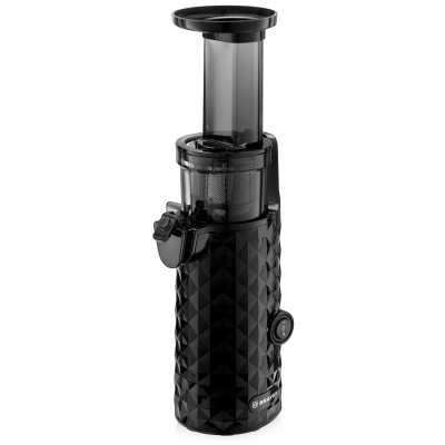 Изображение: Соковыжималка шнековая BRAYER BR1701, 130 Вт, функция реверс, контейнер для сока 0,6 л, черная