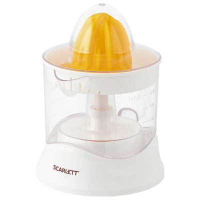 Изображение: Соковыжималка для цитрусовых SCARLETT SC-JE50C02, 25 Вт, стакан 0,7 л, пластик, белый