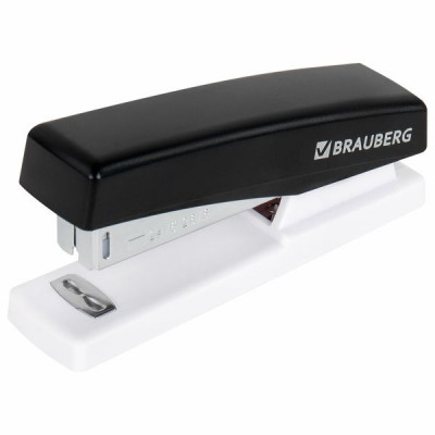 Изображение: Степлер №24/6, 26/6 BRAUBERG "STYLE", до 25 листов, черный, 272747
