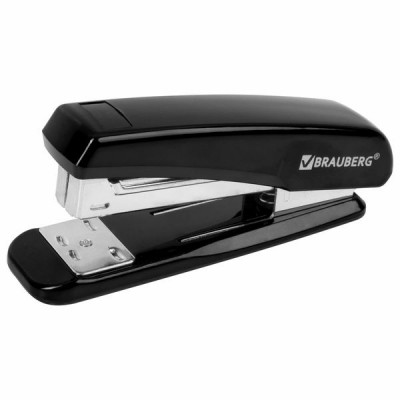 Изображение: Степлер №24/6, 26/6 BRAUBERG "Classic", до 25 листов, черный, 222546
