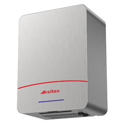 Изображение: Cушилка для рук KSITEX М-1100АС Turbo, 1100 Вт, бесщеточная, металлическая, M-1100 AC