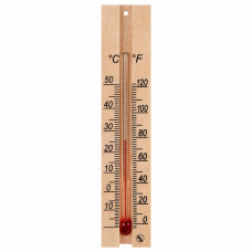 Термометр комнатный, "ДЕРЕВЯННЫЙ", диапазон: от 0 до +50 °C, ПТЗ, ТБ-206