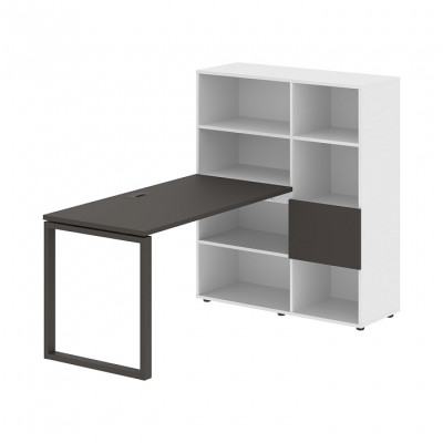 Изображение: Стол-стеллаж EDIS Q EQRST 1113, мокко/мокко, 1790х1120х1355 мм