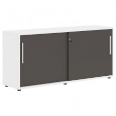 Шкаф низкий EDIS ELC 1643, мокко/белый, 1606х430х750 мм