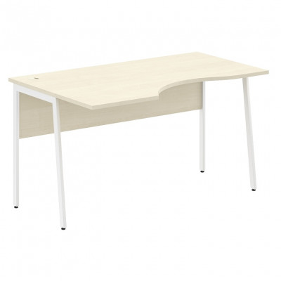 Стол эргономичный IMAGO PLUS СА-2P(L), левый, клен/белый, 1400х900х755 мм Стол эргономичный IMAGO PLUS СА-2P(L), левый, клен/белый, 1400х900х755 мм