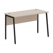 Стол рабочий IMAGO PLUS СП-2.1P, мокачино/черный, 1200х608х755 мм