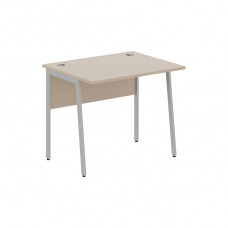 Стол рабочий IMAGO PLUS СП-1P, мокачино/алюминий, 900х720х755 мм