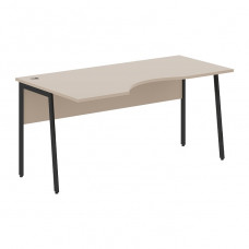 Стол рабочий IMAGO PLUS СА-1P(L), мокачино/антрацит, 1600х900х755 мм