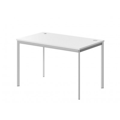 Изображение: Стол рабочий IMAGO-S 120x72 см, белый/алюминий