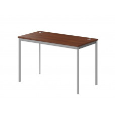 Стол рабочий IMAGO-S 120x60 см, орех французский/алюминий
