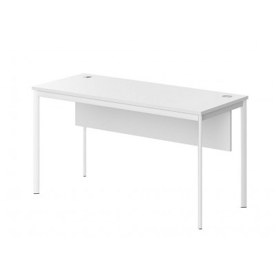 Изображение: Стол рабочий с фронтальной панелью IMAGO-S 140x60 см, белый
