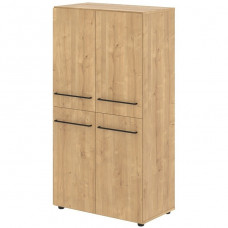 Шкаф средний LOFTIS LMC 80.4, дуб бофорд, 800х430х1517 мм