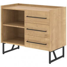 Тумба сервисная LOFTIS LSC-3D.A, дуб бофорд, 904х445х750 мм