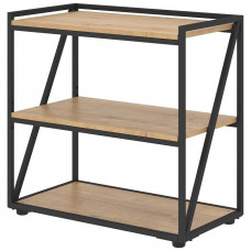 Шкаф-стеллаж LOFTIS LMLC 80, дуб бофорд, 800х430х781 мм