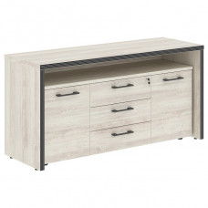 Тумба с фригобаром TORR TTF-3D.1A, сосна эдмонт, 1640х550х800 мм
